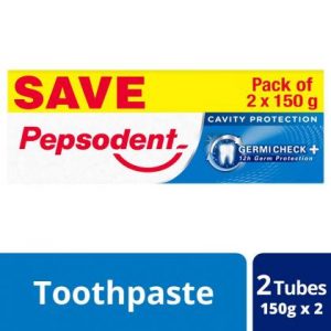 Pepsodent Germicheck+ Cavity Protection Toothpaste 150 g (Pack of 2)