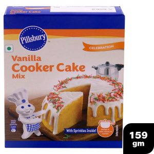 Pillsbury Eggless Vanilla Cooker Cake Mix 159 g