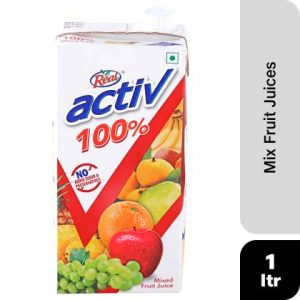 Real Activ Mixed Fruit 100% Juice 1 L