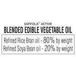 Saffola Active Pro Weight Watchers RiceBran Based Blended Oil 1 L - Image 7