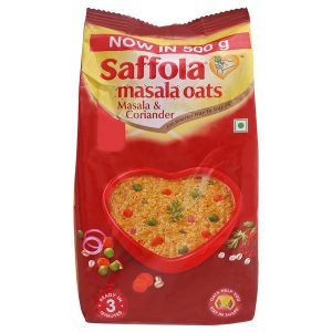 Saffola Coriander & Masala Instant Oats 500 g