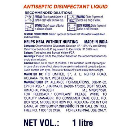 Savlon Antiseptic Disinfectant Liquid 1 L - Image 5