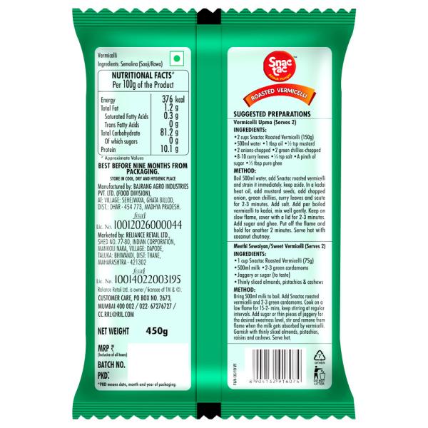 Snacatac Roasted Vermicelli 450 g - Image 2