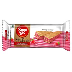 Snac tac Strawberry Wafers 75 g