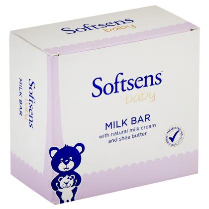 Softsens Baby Milk Bar Soap 100 g (Pack of 3) - Image 4