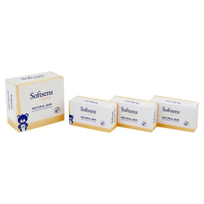 Softsens Baby Natural Bar Soap 100 g (Pack of 3) - Image 5