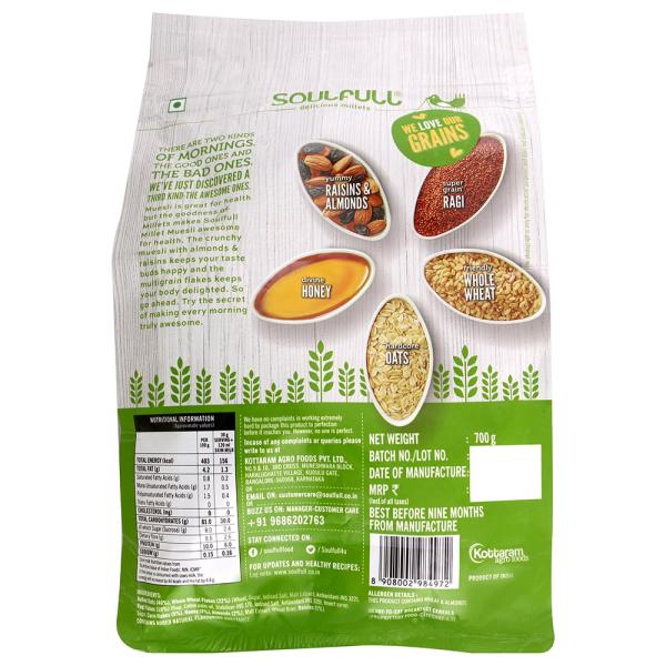 Soulfull Crunchy Millet Muesli 700 g - Image 2
