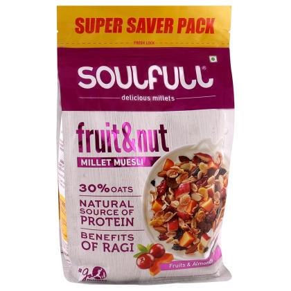 Soulfull Fruit & Nut Millet Muesli 700 g - Image 5