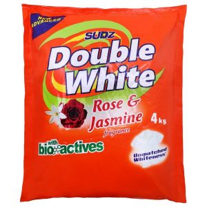 Sudz Double White Rose & Jasmine Detergent Powder 4 kg
