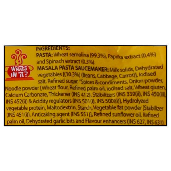 Sunfeast Yippee Masala Instant Tricolor Pasta 70 g (Get +21 g extra) - Image 5