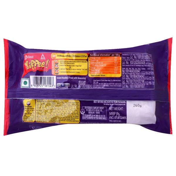 Sunfeast Yippee Mood Masala Instant Noodles 260 g - Image 2