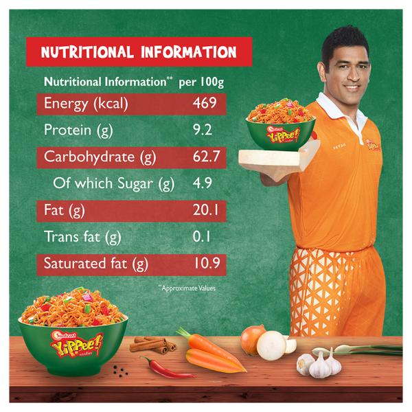Sunfeast Yippee Saucy Masala Instant Noodles 65 g - Image 3