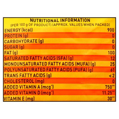 Sunny Sunlite Refined Sunflower Oil 1 L - Image 3