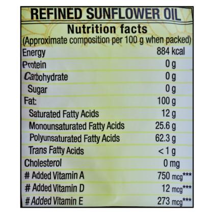 Sweekar Refined Sunflower Oil 1 L - Image 3