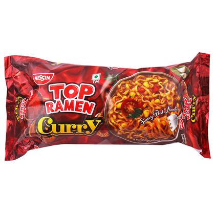 Top Ramen Curry Saucy Flat Instant Noodles 280 g (Pouch)