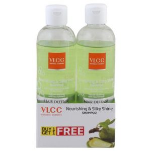 VLCC Hair Defense Nourishing & Silky Shine Shampoo 350 ml (Buy 1 Get 1 Free)