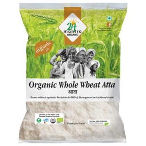 24 Mantra Organic Premium Whole Wheat Atta 1 kg