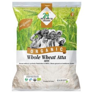 24 Mantra Organic Premium Whole Wheat Atta 5 kg