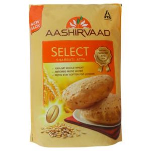 Aashirvaad Select Sharbati Whole Wheat Atta 1 kg