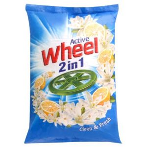 Active Wheel Lemon & Jasmine Detergent Powder 1 kg