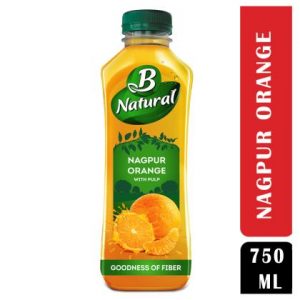 B Natural Nagpuri Orange Juice 750 ml