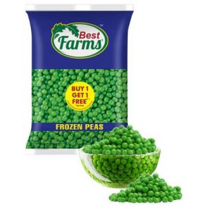 Best Farms Frozen Green Peas 1 Kg Pouch (50% off on 1 Unit)