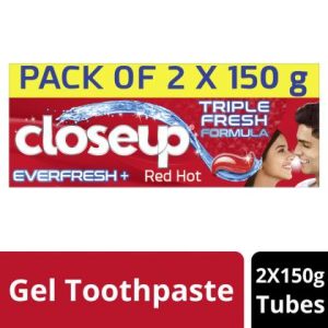 Closeup Ever Fresh Red Hot Gel Toothpaste 150 g (Pack of 2)