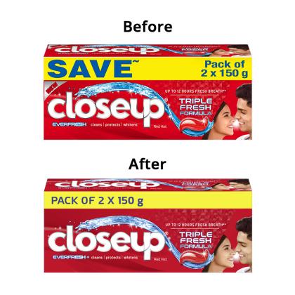 Closeup Ever Fresh Red Hot Gel Toothpaste 150 g (Pack of 2) - Image 12