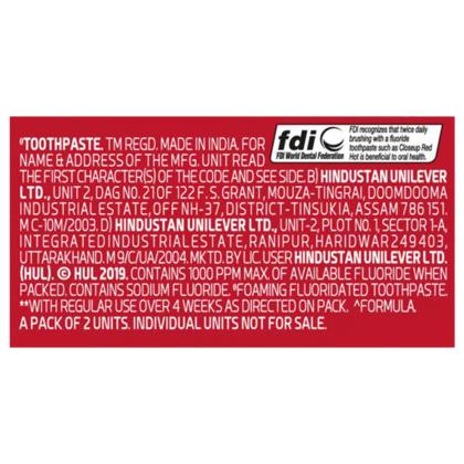 Closeup Ever Fresh Red Hot Gel Toothpaste 150 g (Pack of 2) - Image 15