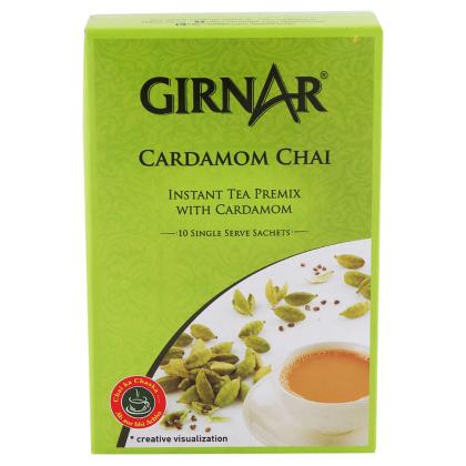 Girnar Cardamon Instant Tea Premix 14 g (10 Sachets) - Image 3