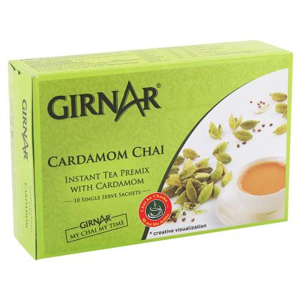 Girnar Cardamon Instant Tea Premix 14 g (10 Sachets) - Image 7