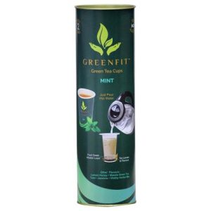 Greenfit Mint Green Tea Cups 15 pcs