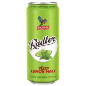 Kingfisher Radler Mint Non Alcoholic Malt Drink 300 ml (Can)