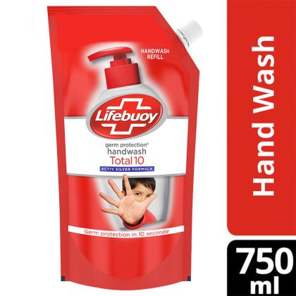 Lifebuoy Total 10 Handwash Refill 750 ml (Pouch) - Image 2
