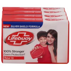 Lifebuoy Total 10 Soap 59 g (Pack of 4)