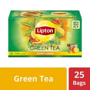 Lipton Honey Lemon Green Tea Bags 25 pcs