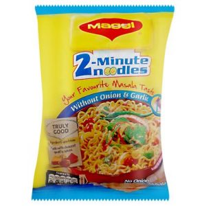 Maggi 2-Minutes Masala Instant Noodles (No Onion No Garlic) 70 g