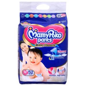 MamyPoko Extra Absorb Pants (M) 52 count (7 - 12 kg)