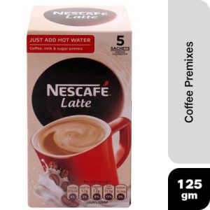 Nescafe Latte Coffee Powder 25 g (Pack of 5)