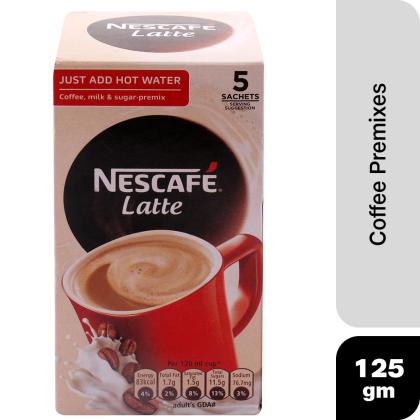 Nescafe Latte Coffee Powder 25 g (Pack of 5)