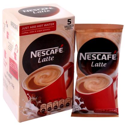 Nescafe Latte Coffee Powder 25 g (Pack of 5) - Image 2