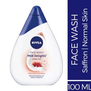 Nivea Milk Delights Precious Saffron Face Wash for Normal Skin 100 ml