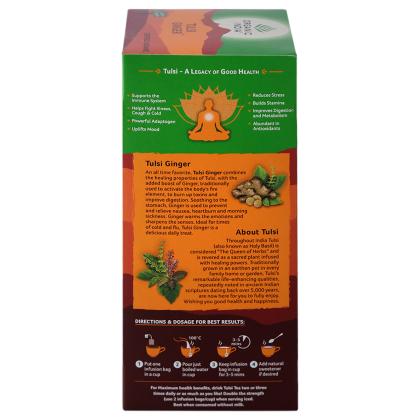 Organic India  Tulsi Ginger Turmeric  25 Tea Bags  Pack of 2