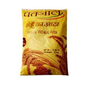 Patanjali Whole Wheat Atta with Bran 5 kg