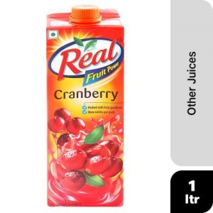 Real Fruit Power Cranberry Fruit Nectar 1 L