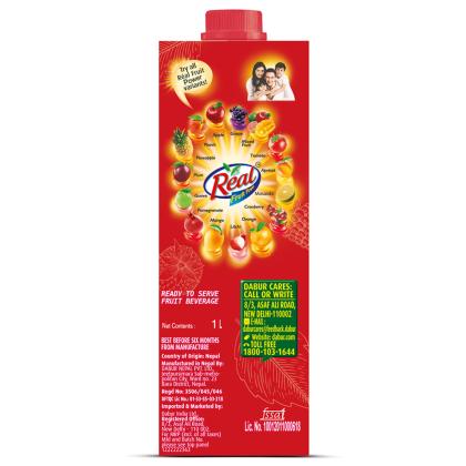 Real Fruit Power Mixed Berries Fruit Drink 1 L - Image 2