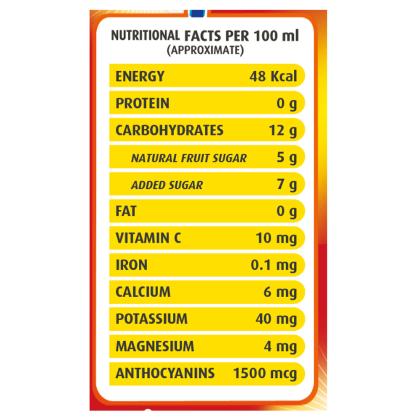 Real Fruit Power Mixed Berries Fruit Drink 1 L - Image 6