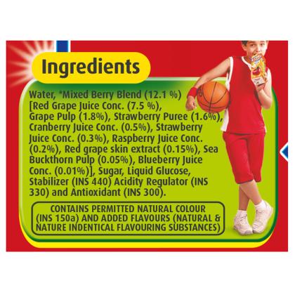 Real Fruit Power Mixed Berries Fruit Drink 1 L - Image 7