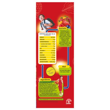 Real Fruit Power Mixed Berries Fruit Drink 1 L - Image 3