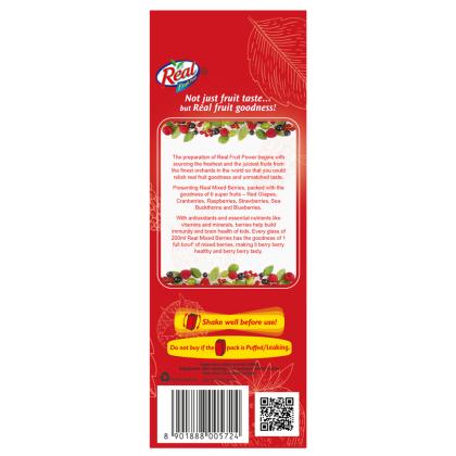 Real Fruit Power Mixed Berries Fruit Drink 1 L - Image 4